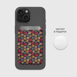 Картхолдер Magsafe магнитный Карточные Масти Cards pattern - фото 2