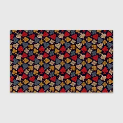 Бумага для упаковки 3D Карточные Масти Cards pattern