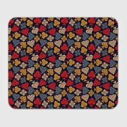 Прямоугольный коврик для мышки Карточные Масти Cards pattern