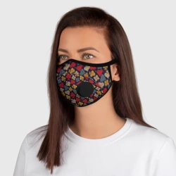 Маска из неопрена Карточные Масти Cards pattern - фото 2