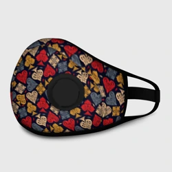 Маска из неопрена Карточные Масти Cards pattern