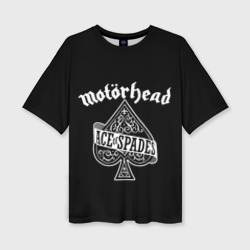 Женская футболка oversize 3D Motorhead Моторхед