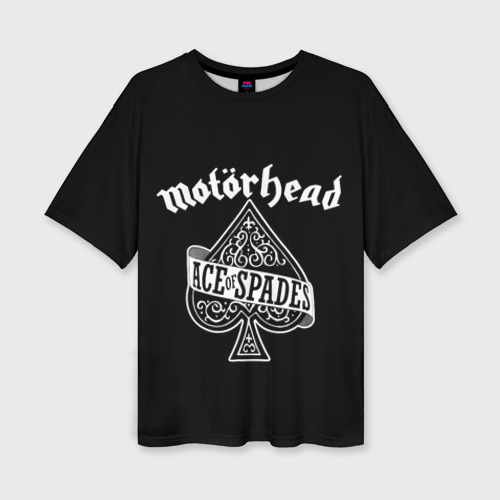 Женская футболка oversize 3D Motorhead Моторхед, цвет 3D печать