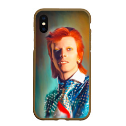 Чехол для iPhone XS Max матовый Ziggy Stardust Portrait