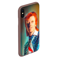 Чехол для iPhone XS Max матовый Ziggy Stardust Portrait - фото 2