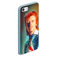 Чехол для iPhone 5/5S матовый Ziggy Stardust Portrait - фото 2