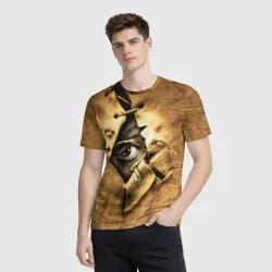 Мужская футболка 3D Джиперс Криперс видит - фото 2