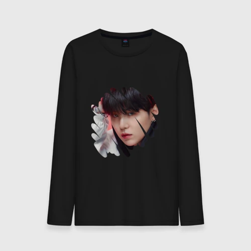 Мужской лонгслив хлопок Agust d. Suga. BTS