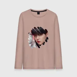 Мужской лонгслив хлопок Agust d. Suga. BTS