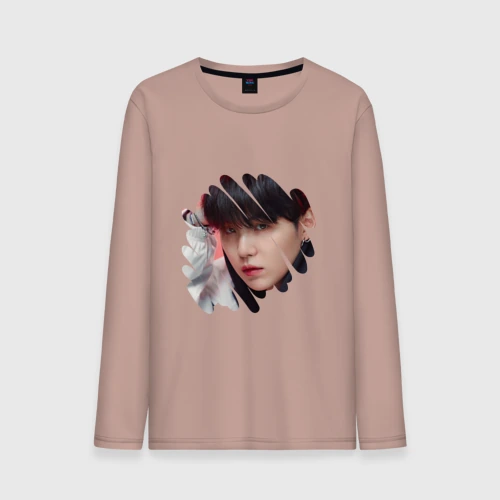 Мужской лонгслив хлопок Agust d. Suga. BTS