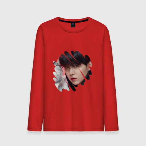 Мужской лонгслив хлопок Agust d. Suga. BTS