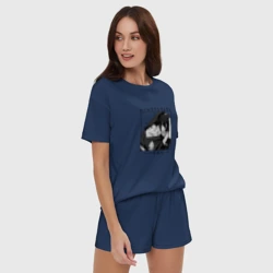 Женская пижама с шортиками хлопок Dororo, Хяккимару - фото 2