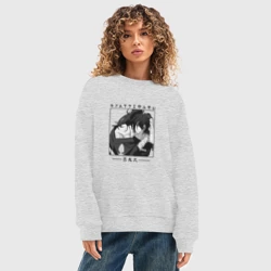 Женский свитшот oversize без начеса хлопок Dororo, Хяккимару - фото 2