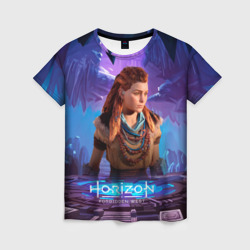 Женская футболка 3D Horizon  Aloy forbidden west