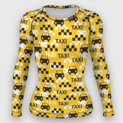 Женский рашгард 3D Такси Taxi