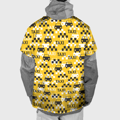 Накидка на куртку 3D Такси Taxi, цвет 3D печать - фото 2