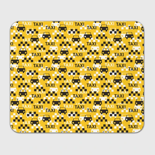 Прямоугольный коврик для мышки Такси Taxi
