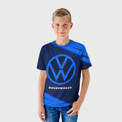 Детская футболка 3D Volkswagen + Абстракция - фото 2