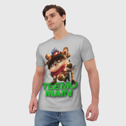 Мужская футболка 3D Teemo main - фото 2