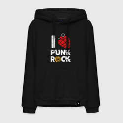 Мужская толстовка хлопок I love punk rock