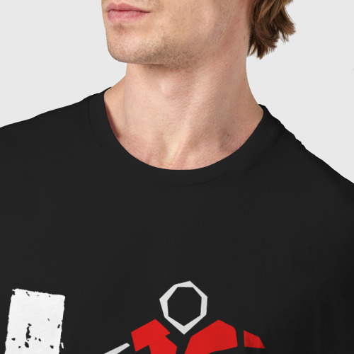 Мужская футболка хлопок I love punk rock, цвет черный - фото 6