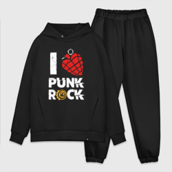 Мужской костюм oversize хлопок I love punk rock