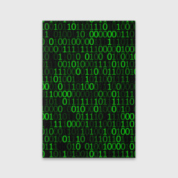 Обложка для паспорта матовая кожа Бинарный код