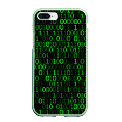 Чехол для iPhone 7Plus/8 Plus матовый Бинарный код