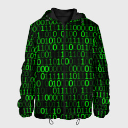 Мужская куртка 3D Бинарный код