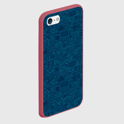 Чехол для iPhone 5/5S матовый Информатика Informatics - фото 2