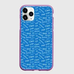 Чехол для iPhone 11 Pro матовый Языки Программирования Programmer