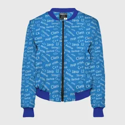 Женский бомбер 3D Языки Программирования Programmer