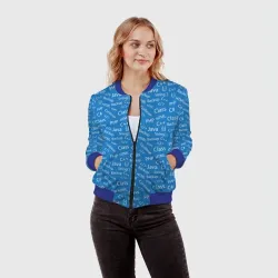 Женский бомбер 3D Языки Программирования Programmer - фото 2