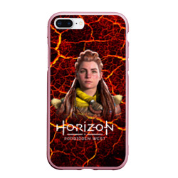 Чехол для iPhone 7Plus/8 Plus матовый Horizon forbidden west red