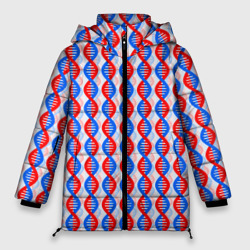 Женская зимняя куртка Oversize Спирали ДНК