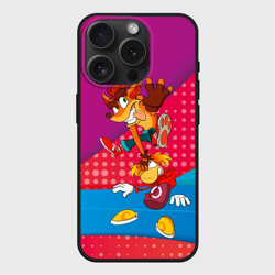 Чехол силиконовый для Apple iPhone 15 Pro матовый Rayman Legends abstract