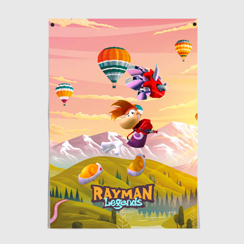 Постер Rayman воздушные шары