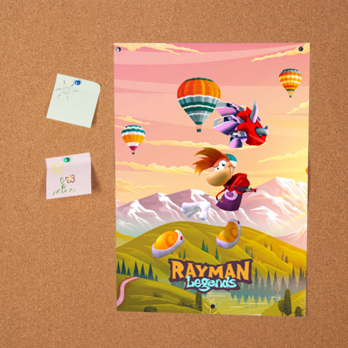 Постер Rayman воздушные шары - фото 2