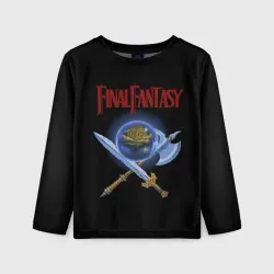 Детский лонгслив 3D Old game Final Fantsy
