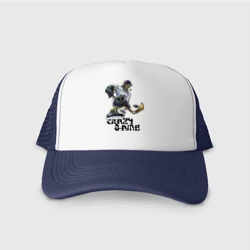 Кепка тракер с сеткой Сумасшедшая игра Хоккей