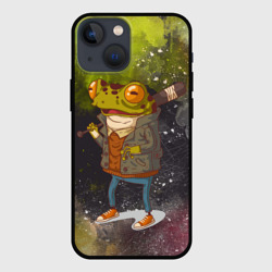 Чехол для iPhone 13 mini Лягушка хулиган Frog hooligan