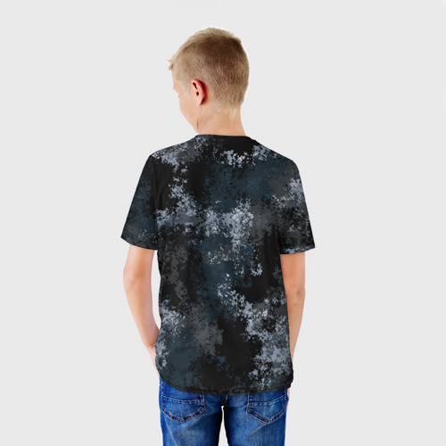 Детская футболка 3D Камуфляж ночной "Ниндзя", цвет 3D печать - фото 4