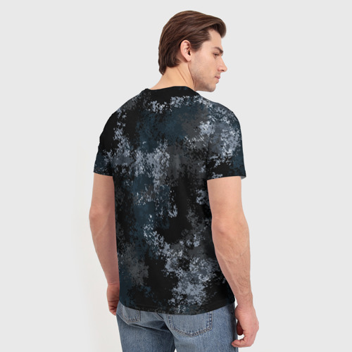 Мужская футболка 3D Камуфляж ночной "Ниндзя", цвет 3D печать - фото 4