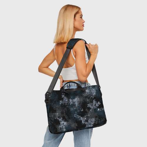 Сумка для ноутбука 3D Камуфляж ночной "Ниндзя" - фото 4