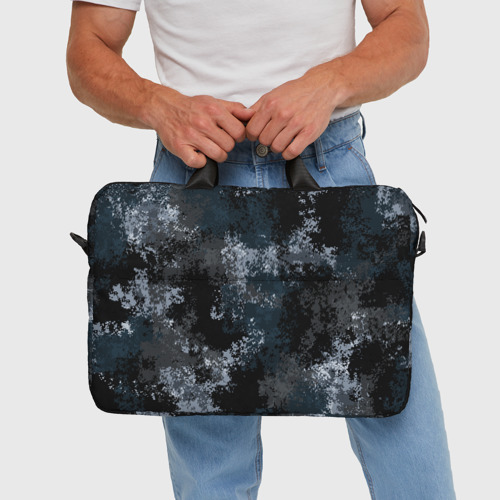 Сумка для ноутбука 3D Камуфляж ночной "Ниндзя" - фото 5