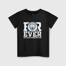 Детская футболка хлопок Manchester City forever not just when We win Манчестер сити