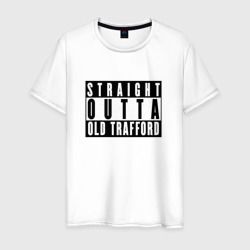 Мужская футболка хлопок Manchester United Straight Outta Old Trafford