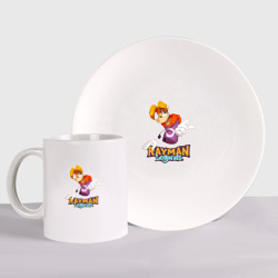 Набор: тарелка + кружка Rayman Legends