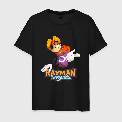 Мужская футболка хлопок Rayman Legends, цвет черный
