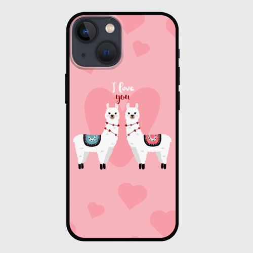 Чехол для iPhone 13 mini Lama I Love You